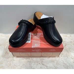 Easy Spirit Woman's Penelope Clogs, Black Comfy Casual
